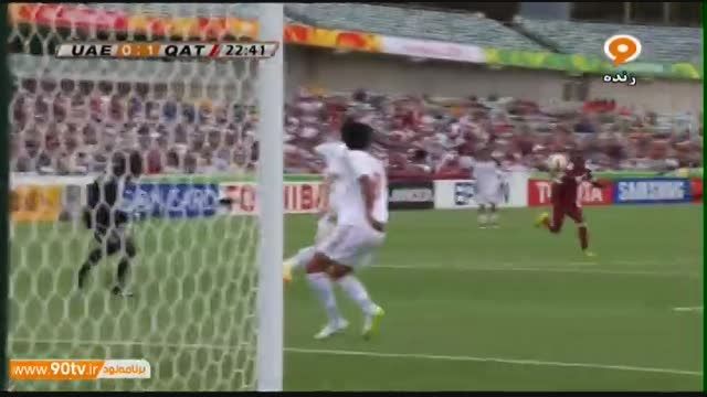 خلاصه بازی: امارات ۴-۱ قطر