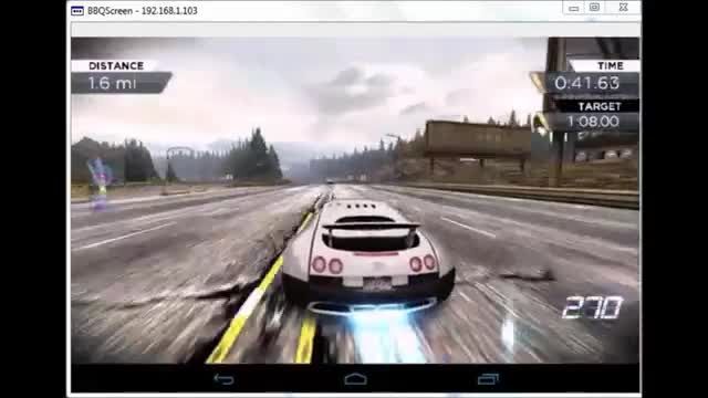NFS Most Wanted Android Gameplay Nexus 7: The Bugatti .