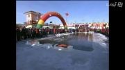 مسابقه شنا در آب یخ - چین