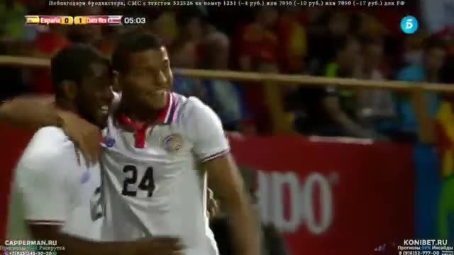 خلاصه بازی : اسپانیا 2 - 1 کاستاریکا (دوستانه)