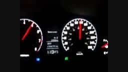 بیشترین سرعت هیوندای آزرا 2009