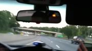 BMW M3 E92 vs Nissan GT-R RACE ON HIGHWAY