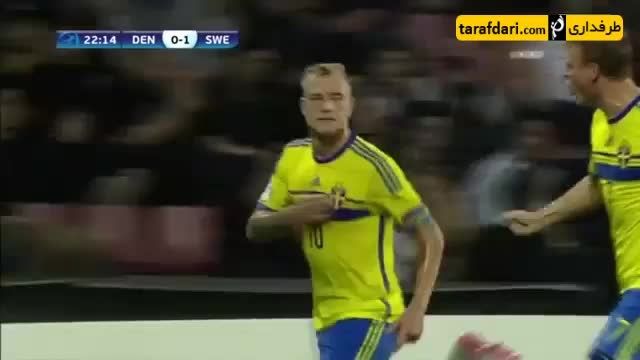 خلاصه بازی سوئد 4-1 دانمارک