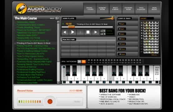 AudioDaddy - Vocal Training Software