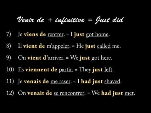 French idiomatic expressions - fast