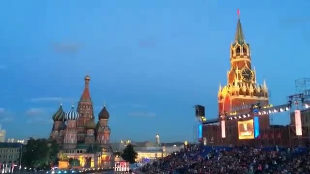 جشنواره گروه های موسیقی نظامی در میدان سرخ مسکو 2015