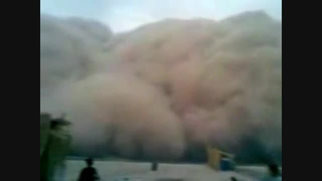 لحظه ورود گرد و غبار به خوزستان