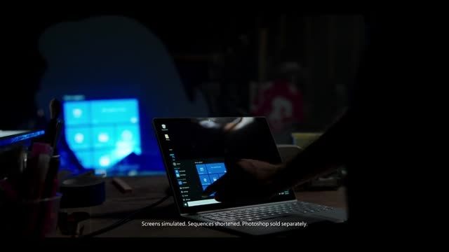 ویدئو تبلیغاتی مایکروسافت برای سرفیس بوک