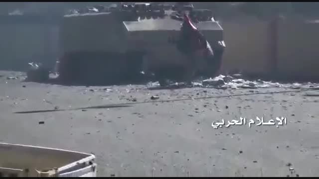 انهدام تسلیحات نظامی آل سعود در شهر الربوعه در عسیر