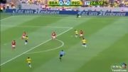 بازی ناب برزیل vs انگلیس(فوق العاده دیدنی)