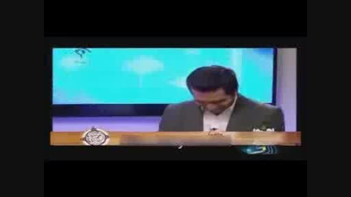 سوتی خفن در برنامه زنده تلوزیونی..آخر خنده..