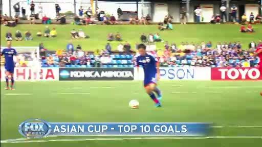 ده گل برتر جام ملت های آسیا