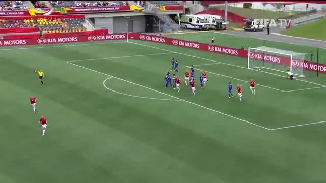 بازی :نروژ 4 - 0 تایلند (جام جهانی زنان 2015 کانادا)