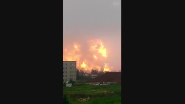 یک ابر انفجار در چین