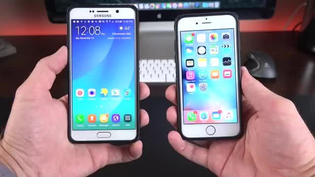 iPhone 6s در مقابل Note 5