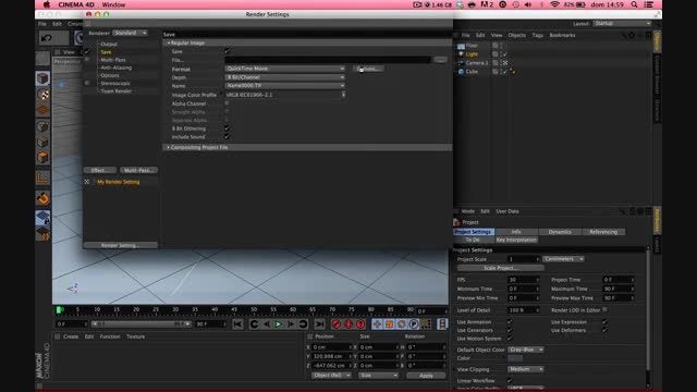 How To export video from cinema 4d