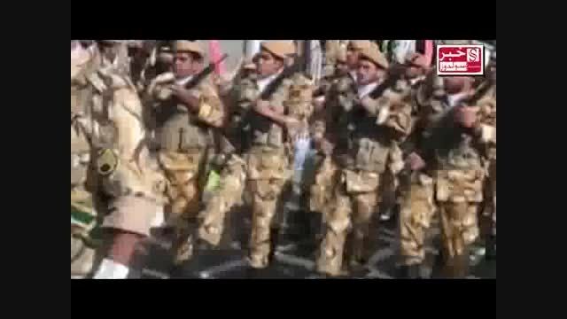 کلیپ حماسی از رژه ارتش در نقده با صدای حامد زمانی