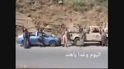 خودرو و سلاح های سعودی در قبضه نیروهای انصارالله یمن