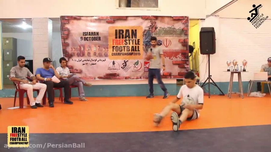 علی عسگری آیتم روتین - قهرمانی فوتبال نمایشی ایران