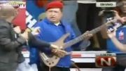 گیتار زدن هوگو چاوز