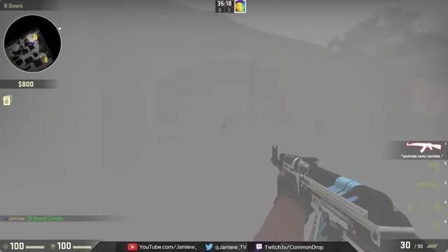 آموزش استفاده از Smoke در مپ Dust ۲ در بازی CS:GO