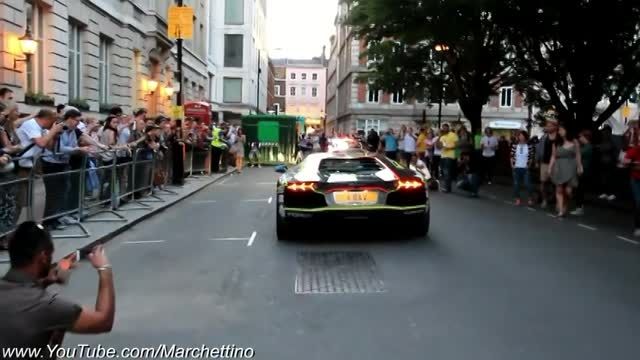 Lamborghini Aventador Epic Flamethrower Exhaust! تقدیمی