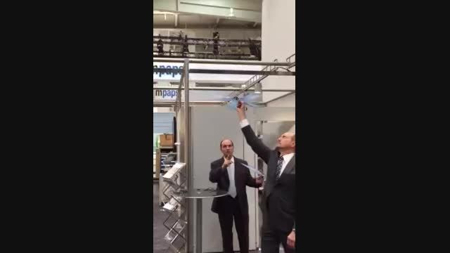 Festo butterfly robots at Hannover Messe 2015