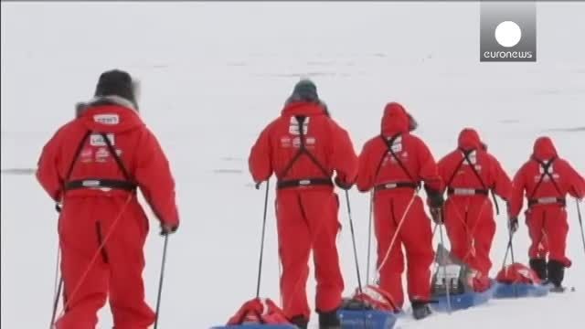 نخستین مسابقه راگبی در قطب شمال