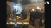 طبخ نذری در شب شهادت پیامبر اكرم(ص) در روستای هفتادر