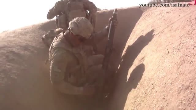 تبادل آتش سنگین نیروهای مارینز آمریکا در افغانستان