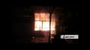 آتش سوزی مغازه ای در مشهد