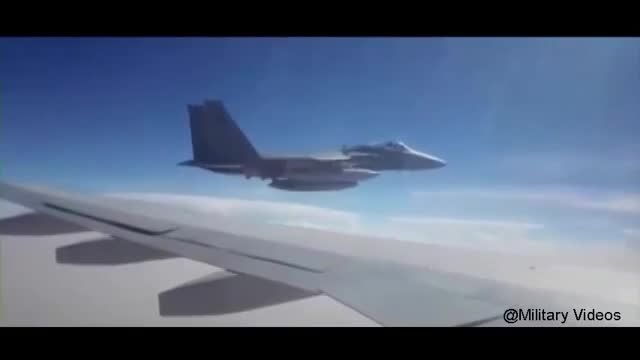 تهدید هواپیمای ایرانی بر فراز یمن توسط جنگنده سعودی