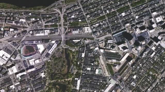 تصاویر ماهواره ای از شهر Boston