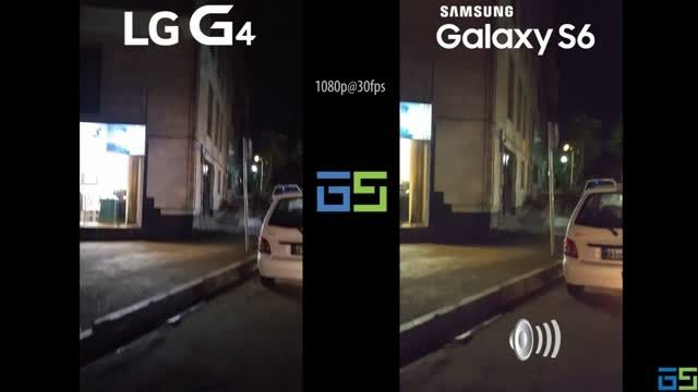 مقایسه کیفیت فیلمبرداری Galaxy S6 و LG G4 در شب