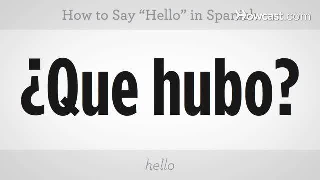 نحوه ی گفتن سلام به اسپانیایی