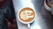 طراحی روی قهوه و اسپرسو (LATTE ART)
