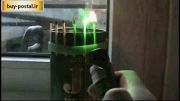سوزاندن کبریت با لیزر حرارتی سبز !