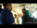 دعوای زن و مرد هندی در اتوبوس