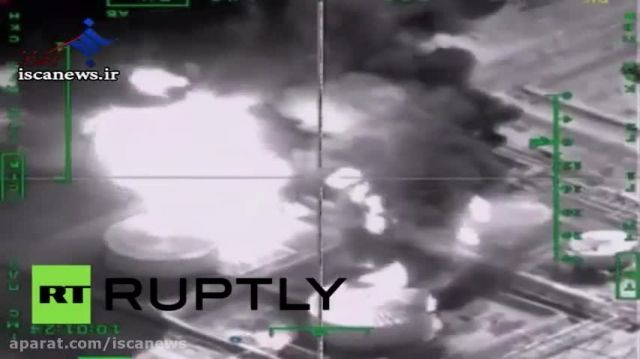 نابودی داعش از نگاه دوربین پهپاد های روسی