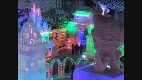 جشنواره فانوس های یخی در چین