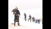 مسابقات شکار با عقاب در قزاقستان