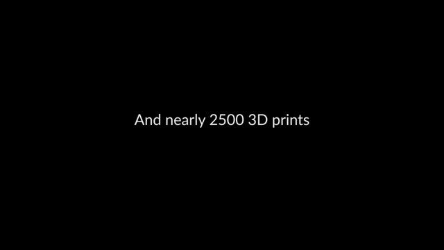 چاپ سه بعدی 2500 قطعه برای فیلم Chase Me