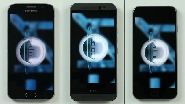 تست سرعت Galaxy S6 و HTC M9 و Iphone 6