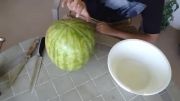 درست کردن قلیان با هندوانه