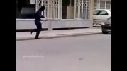 کلیپ سرقت مسلحانه از بانک ملت شعبه دانش آموز در مشهد