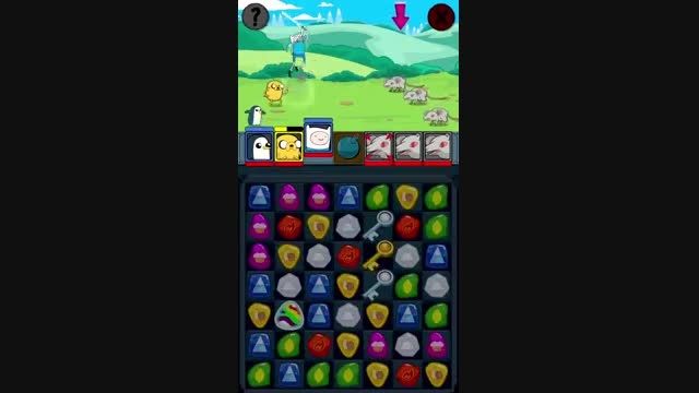 ویدئو اپلیکیشن Adventure Time Puzzle Quest
