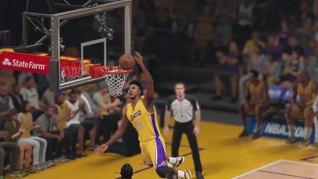 دانک زیبا در nba 15 (ظبط شده ps4 خود)