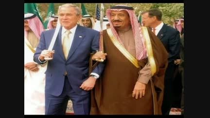 تصویر پادشاه جدید عربستان در کنار بوش