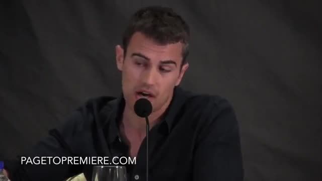 Theo James - &#039;Divergent&#039; Los Angeles Press Conference