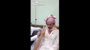 واکنش خنده دار واکسن زدن یک عرب اخرشه:)